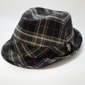 U.S. Polo Assn Plaid Vintage Fedora Bucket Hat M